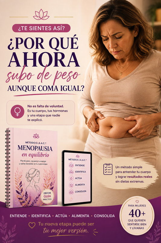 Adelgaza en Menopausia — Guía Digital para Bajar de Peso con Cambios Hormonales